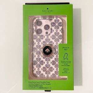 Kate Spade Clover Pattern iPhone 16 Pro / Pro MAX Case